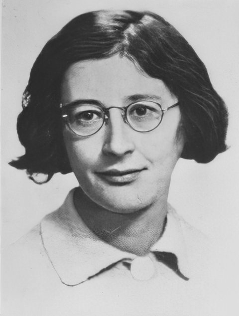 Porträt von Simone Weil, um 1942